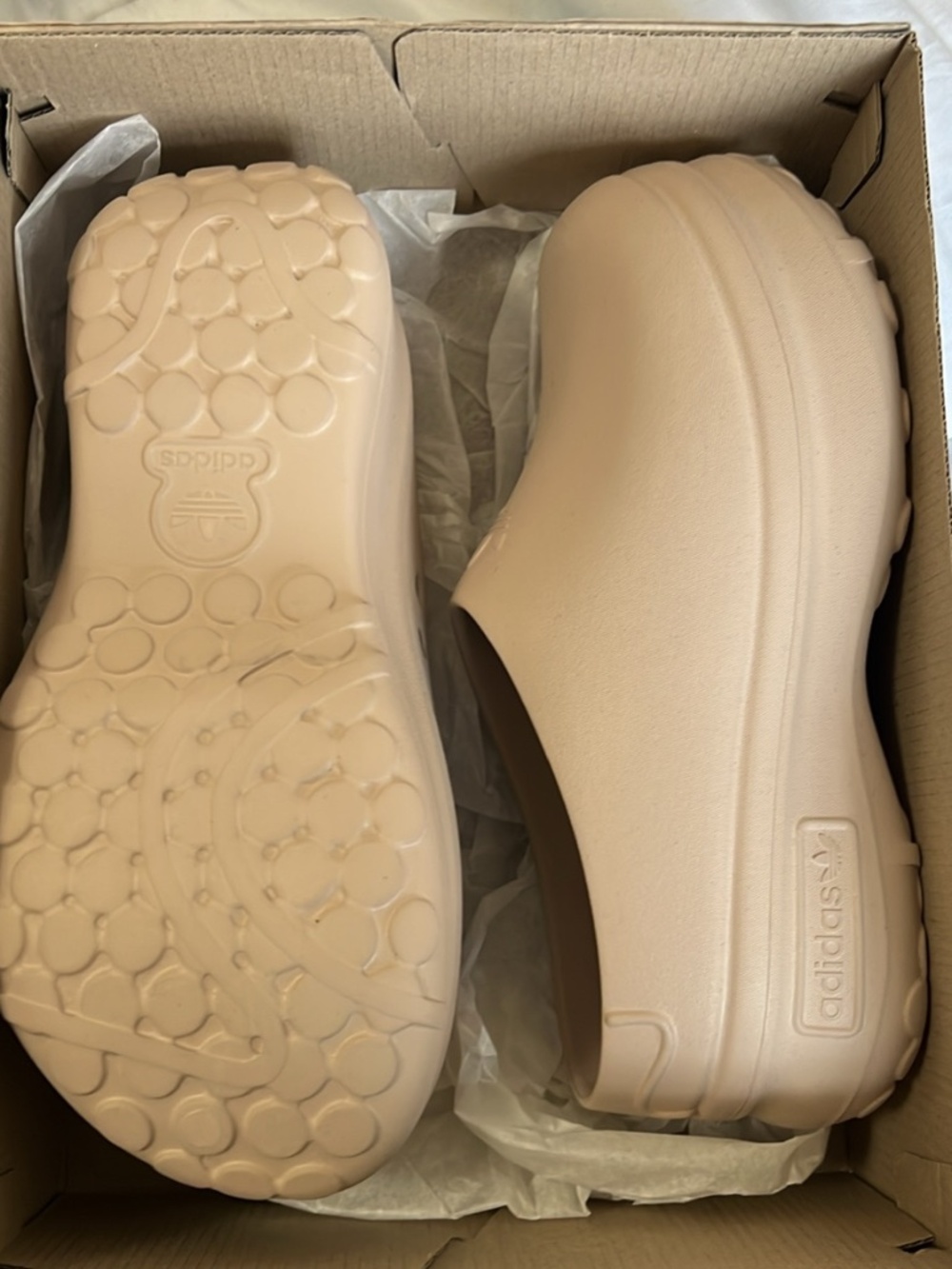 Adidas platform mules